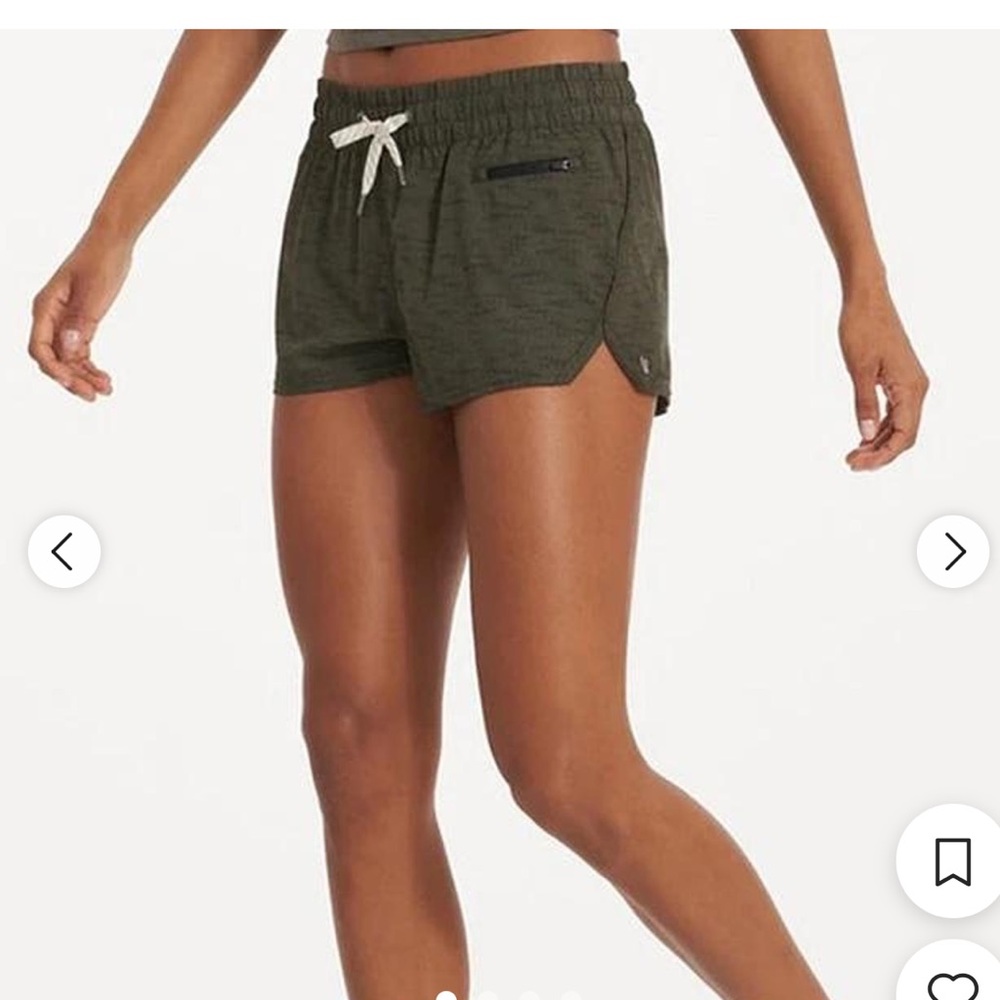 Vuori Olive Clementine Workout Shorts